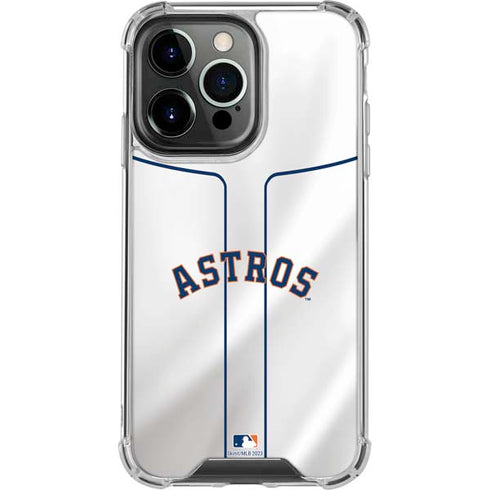 MLB Houston Astros Jersey iPhone 16 Pro Clear Case